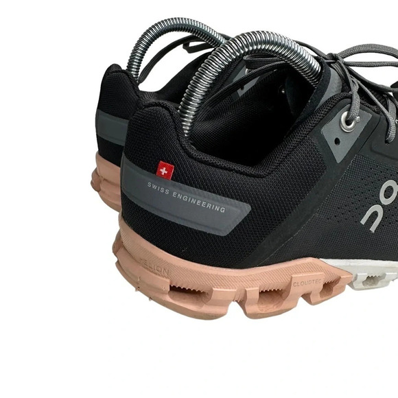 On Women's Cloudflow Running Shoe in Rock/Rose. Sz: 9.5 - Picture 7 of 11